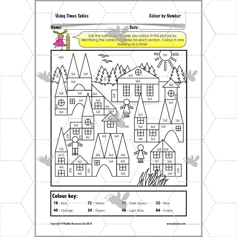 PlanBee Using Times Tables: Year 3 PlanBee Maths Multiplication & Division
