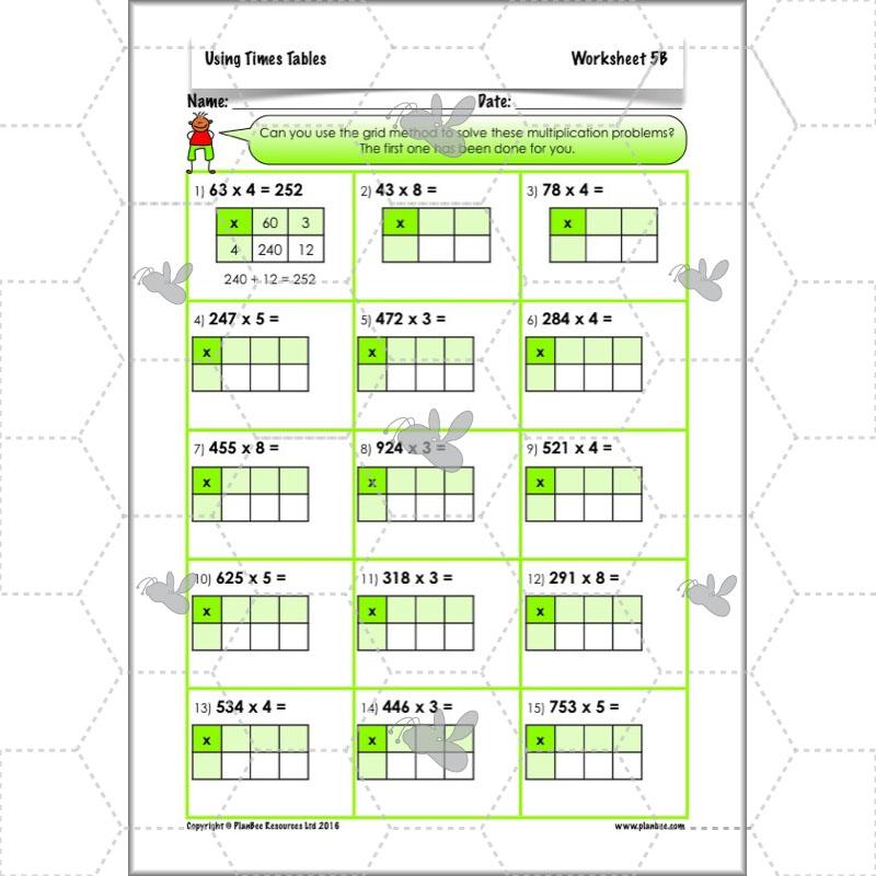 PlanBee Using Times Tables: Year 3 PlanBee Maths Multiplication & Division