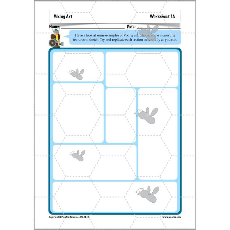 PlanBee Viking Art KS2 Lessons | Year 5 and Year 6 Art by PlanBee