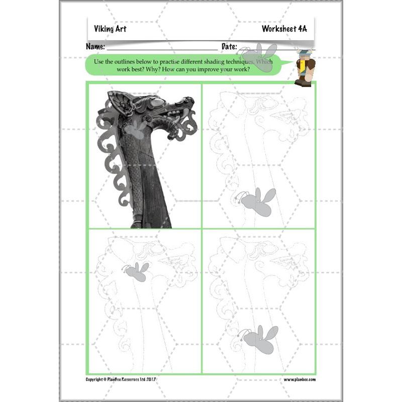 PlanBee Viking Art KS2 Lessons | Year 5 and Year 6 Art by PlanBee