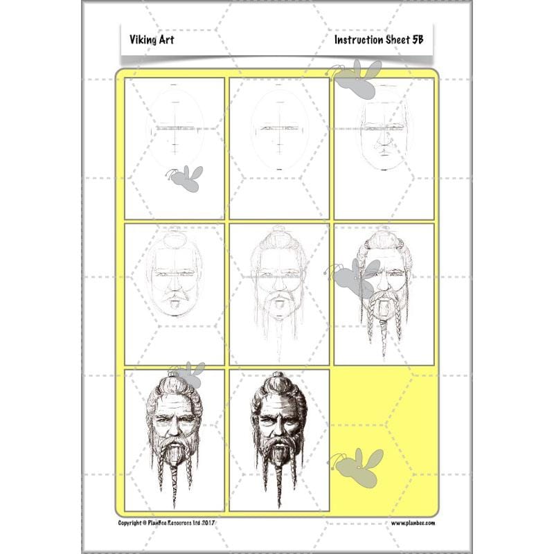 PlanBee Viking Art KS2 Lessons | Year 5 and Year 6 Art by PlanBee