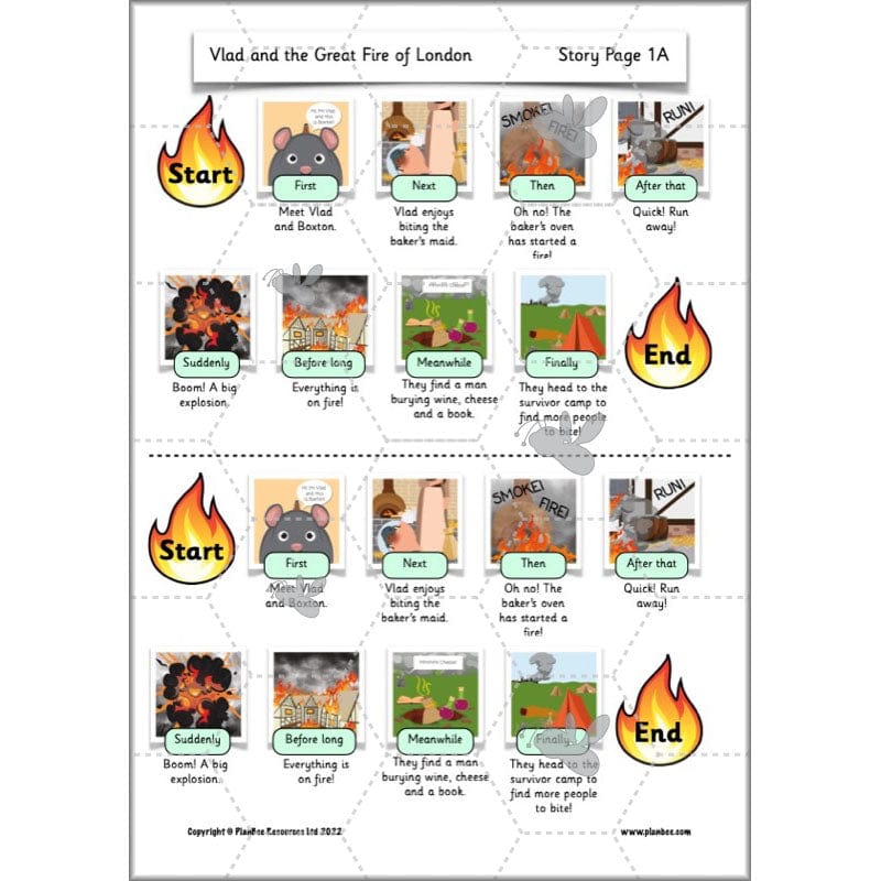 PlanBee Vlad and the Great Fire of London Planning - Year 2 