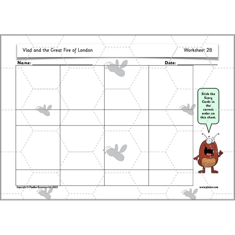 PlanBee Vlad and the Great Fire of London Planning - Year 2 