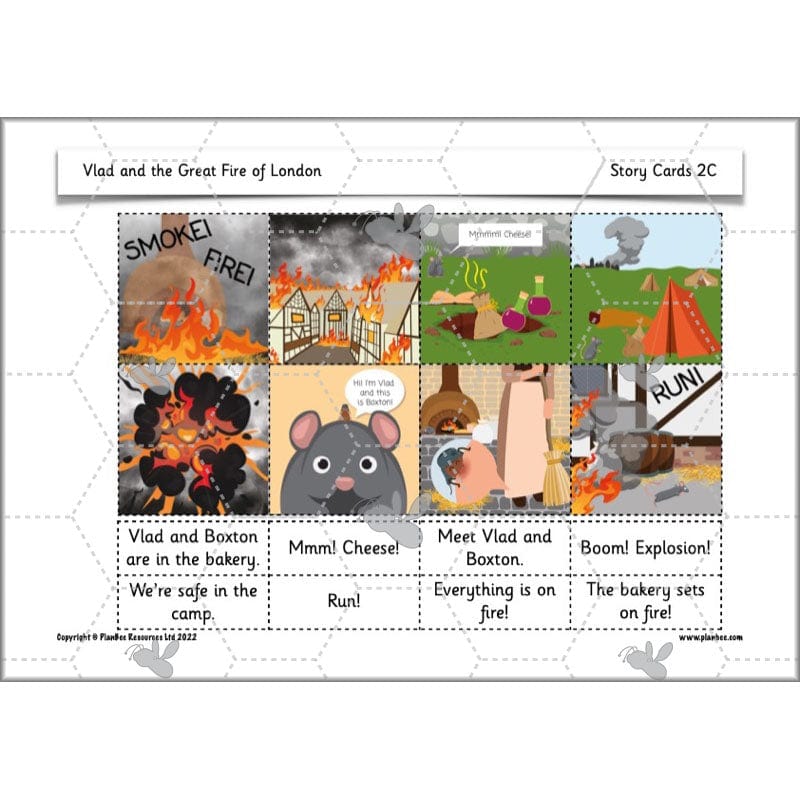 PlanBee Vlad and the Great Fire of London Planning - Year 2 