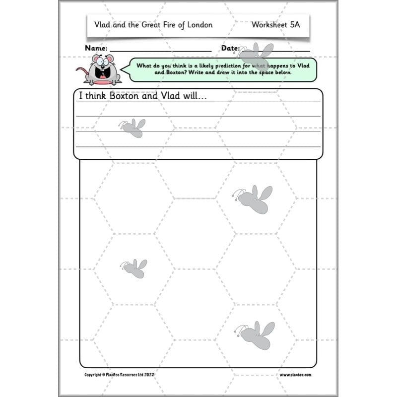 PlanBee Vlad and the Great Fire of London Planning - Year 2 