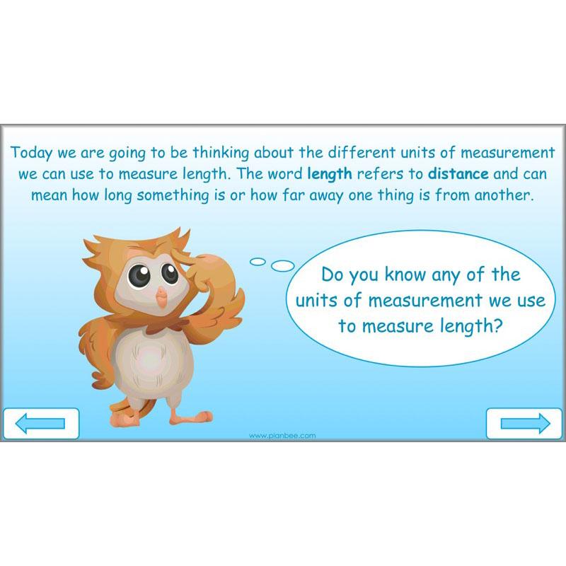 PlanBee What is Length? KS2 Maths Measurement Year 3 Lesson Planning
