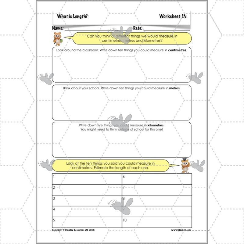 PlanBee What is Length? KS2 Maths Measurement Year 3 Lesson Planning