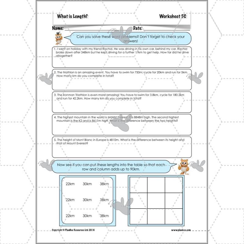 PlanBee What is Length? KS2 Maths Measurement Year 3 Lesson Planning