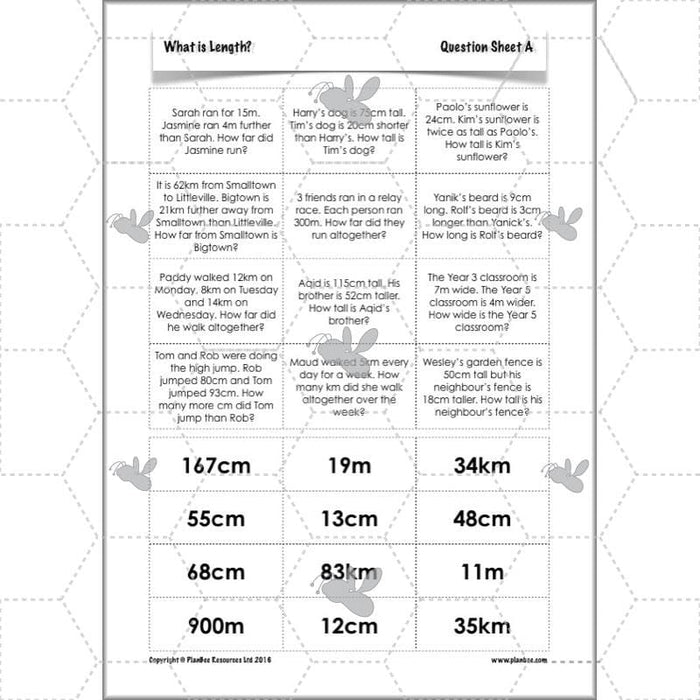PlanBee What is Length? KS2 Maths Measurement Year 3 Lesson Planning