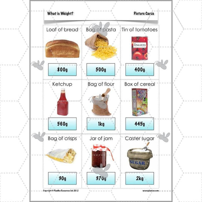 PlanBee What is Weight? Complete Primary Maths Lessons for Year 3