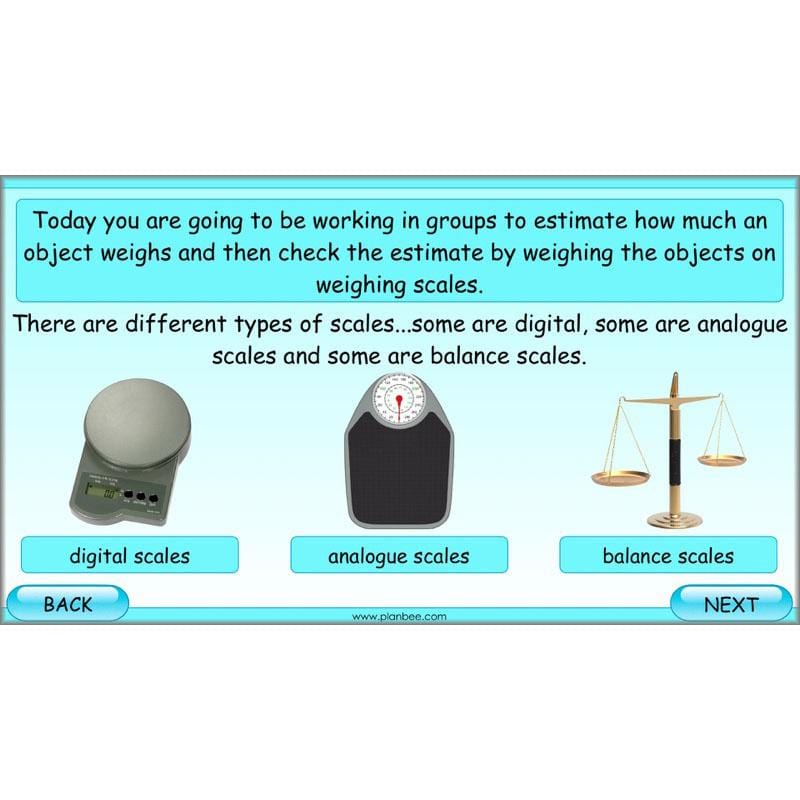 PlanBee What is Weight? Complete Primary Maths Lessons for Year 3