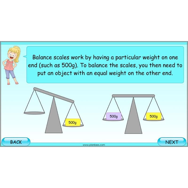 PlanBee What is Weight? Complete Primary Maths Lessons for Year 3