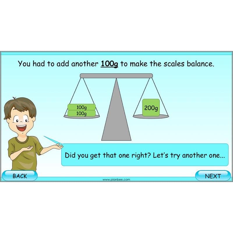 PlanBee What is Weight? Complete Primary Maths Lessons for Year 3
