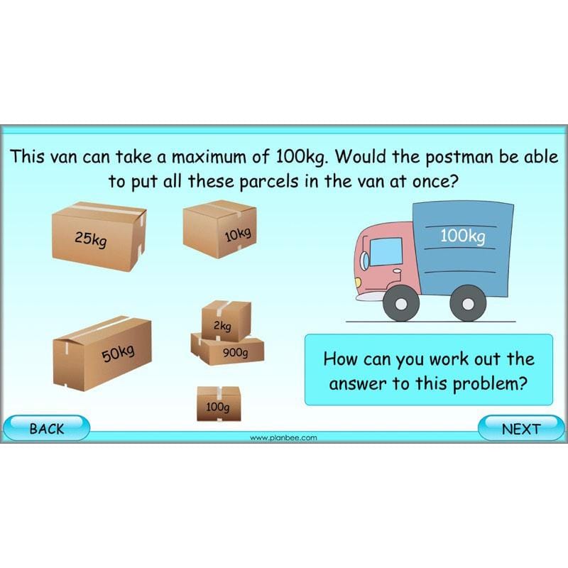 PlanBee What is Weight? Complete Primary Maths Lessons for Year 3