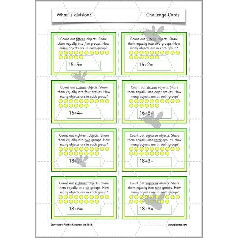 PlanBee What is Division? Year 2 Maths planning | KS1 Division