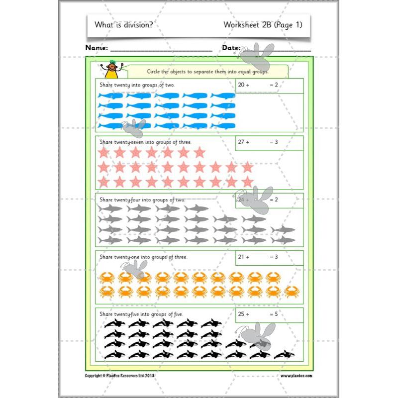 PlanBee What is Division? Year 2 Maths planning | KS1 Division