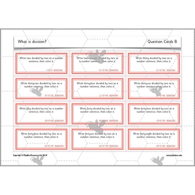 PlanBee What is Division? Year 2 Maths planning | KS1 Division