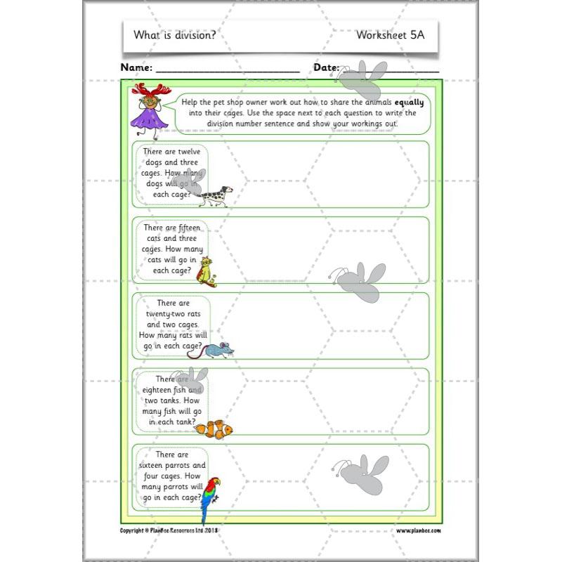 PlanBee What is Division? Year 2 Maths planning | KS1 Division