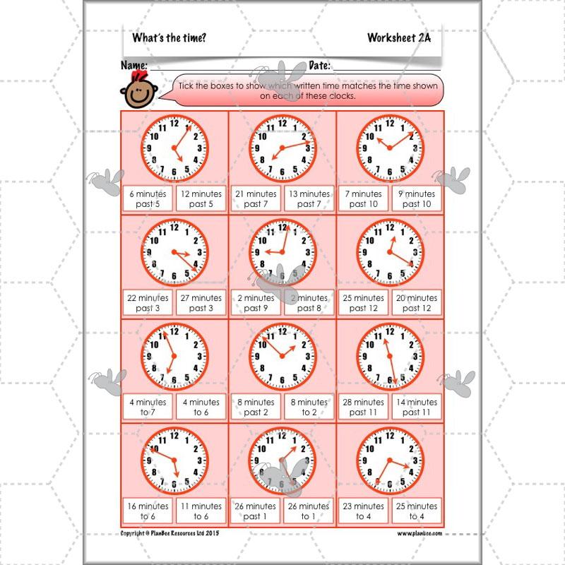 PlanBee Year 3 Time Planning | Plans, Slides and Worksheets