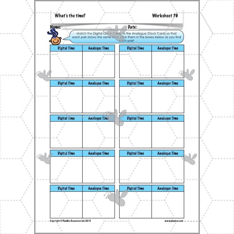 PlanBee Year 3 Time Planning | Plans, Slides and Worksheets