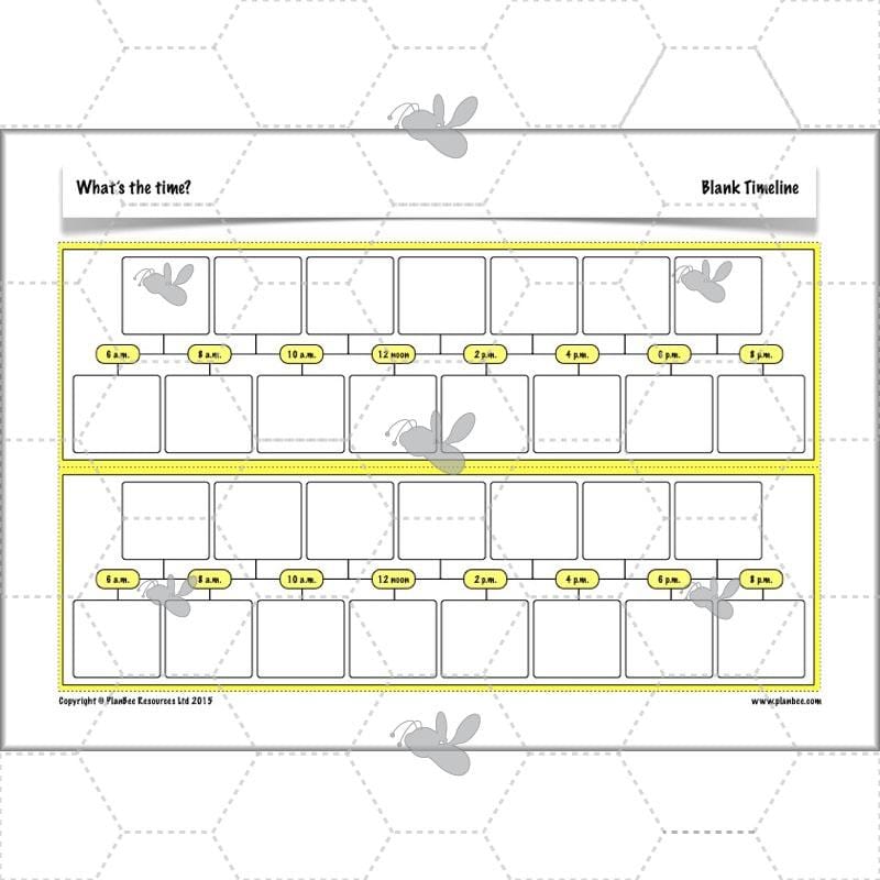 PlanBee Year 3 Time Planning | Plans, Slides and Worksheets