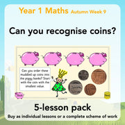 PlanBee Can you recognise coins? Year 1 money lesson by PlanBee