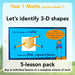 PlanBee Names of 3D shapes Year 1 Shape Lessons | PlanBee