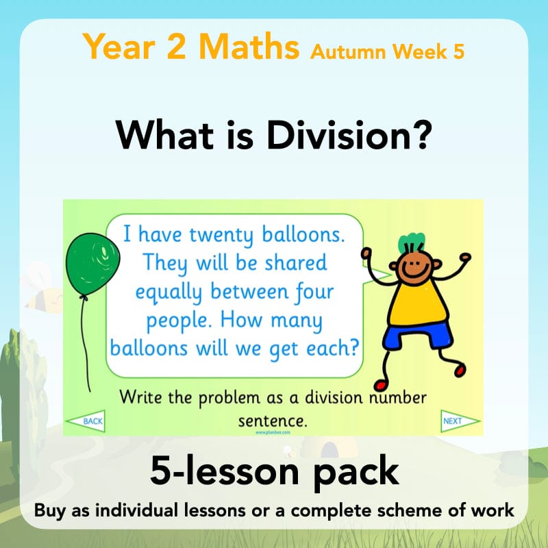 PlanBee What is Division? Year 2 Maths planning | KS1 Division