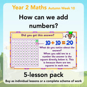 PlanBee How Can We Add Numbers? Year 2 Maths Lesson Plans