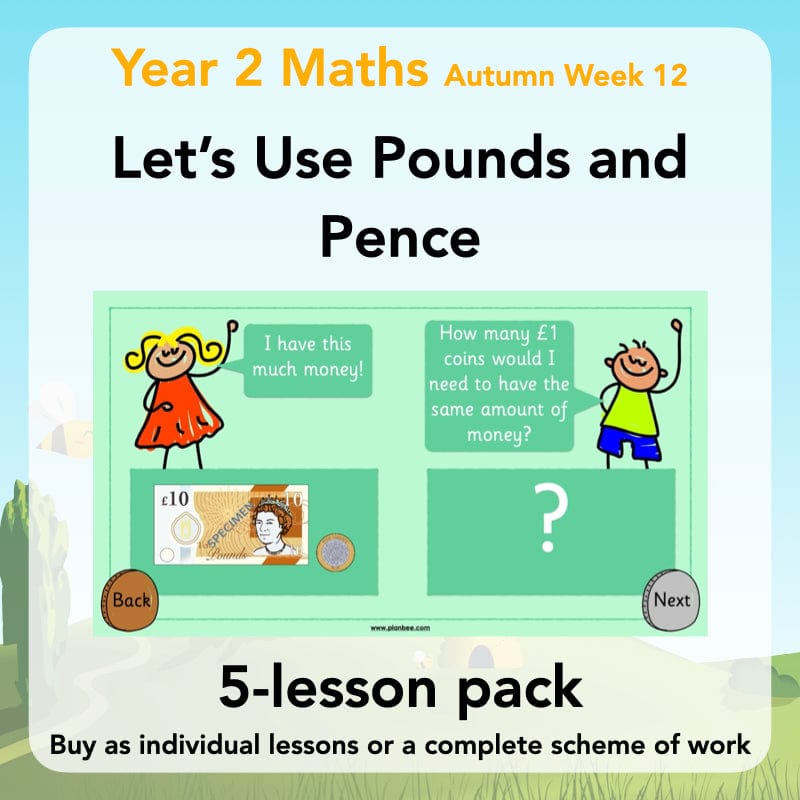 PlanBee Let's Use Pounds and Pence - KS1 Year 2 Maths - Measurement