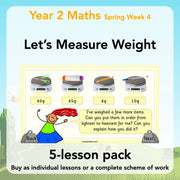 PlanBee Let's Measure Weight - KS1 - Year 2 Maths - Measurement