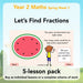 PlanBee Let's Find Fractions Year 2 Maths Lesson by PlanBee