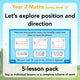 PlanBee Explore Position and Direction Year 2 Maths | PlanBee