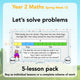 PlanBee Let's Solve Problems: problem-solving Year 2 Maths