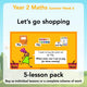 PlanBee Let's Go Shopping: Year 2 Money Maths Activities