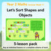 PlanBee Sort Shapes and Objects: Year 2 shapes lesson by PlanBee