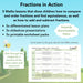 PlanBee Fractions in Action: Year 3 Fractions Planning by PlanBee