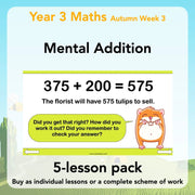 PlanBee Mental Addition: KS2 Maths Addition and Subtraction Year 3
