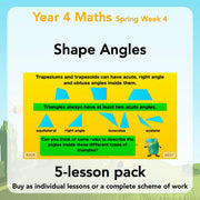 PlanBee Shape Angles Year 4 Shape Properties Lessons by PlanBee