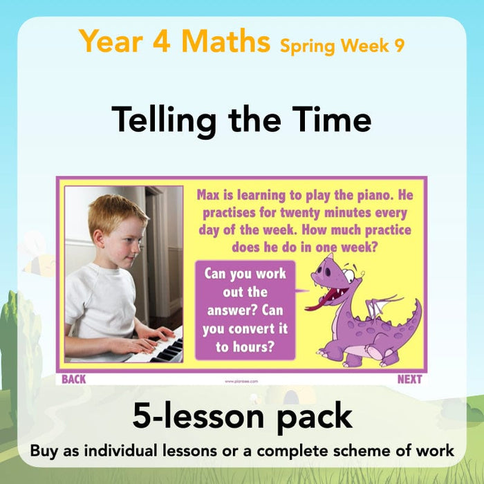 PlanBee Telling the Time KS2 | Year 4 Maths Lessons and Resources