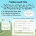 PlanBee Fractions and Time Year 4 Fractions Maths Lessons | PlanBee