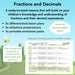 PlanBee Fractions and Decimals Year 4 Maths Lesson Plans by PlanBee