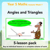 Year 5 Angles and Triangles Maths Lessons by PlanBee