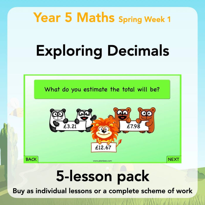 PlanBee Exploring and Rounding Decimals Year 5 Maths by PlanBee 