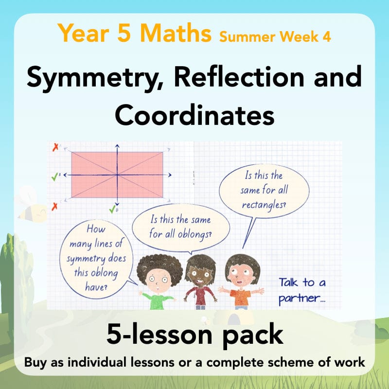 PlanBee Symmetry, Reflection & Coordinates Year 5 Maths 
