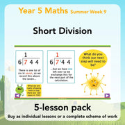 PlanBee Short Division - Year 5 Maths Planning and Resources from PlanBee