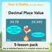 PlanBee Decimal Place Value - Decimals Year 6 Maths by PlanBee