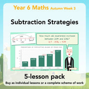 PlanBee Subtractions Strategies - Complete Year 6 Maths Lesson Plans - PlanBee