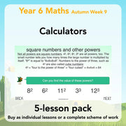 PlanBee Calculators - Year 6 Complete Maths Planning and Resources by PlanBee
