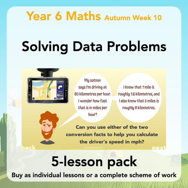 Quick Maths Data Lesson Maths Data Handling Statistics KS2 and KS1 Lessons | PlanBee